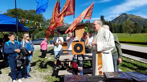 816-la Funzione Religiosa di don Floriano Pellegrini