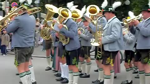 Drunk Band Member at Oktoberfest in Munich