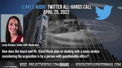 Leaked Audio of Twitter All- Hands Call regarding Elon Musk taking over Twitter