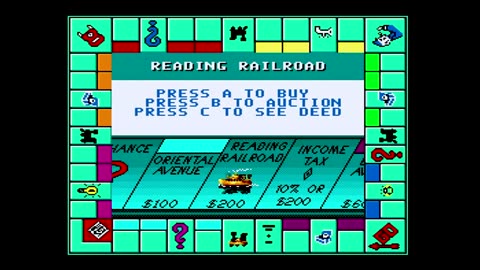 Monopoly (Sega Genesis) Game1 Part1