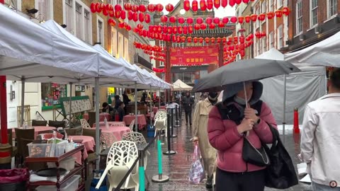 2.50 hours of London Rain ☔️ London Rain Walk Compilation _ Best Collection [4K HDR]