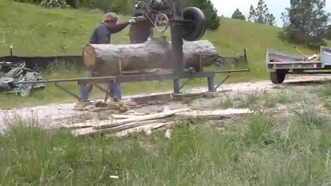 Homemade Band Sawmill