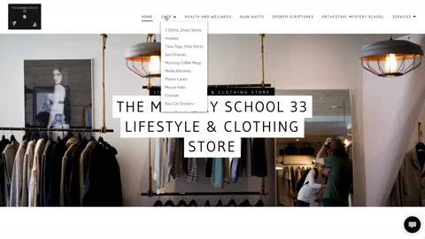 The Mystery School 33 Clothing Store