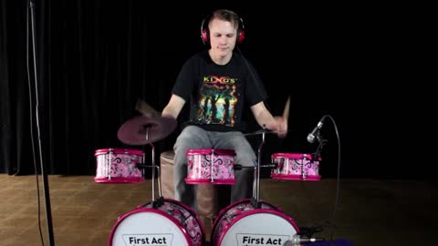 Thrash Metal Played On Children's Musical Instrument Set