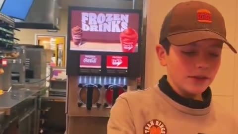 Twitter Pinko Angered At The Sight Of A Happy Kid Earning A Little Extra Cash Working At Burger King