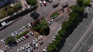 Jerusalem sinkhole swallows up parked cars