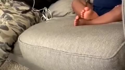 baby talking to his dad will melt your hear