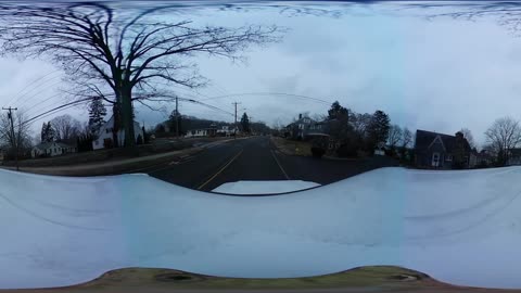 Just trying a 360 on roof while driving through town.