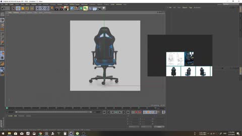 C4D-computer seat modeling, very suitable for learning and observation 5