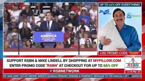 Mike Lindell speaks at Trump Rally in Wyoming(May 28)