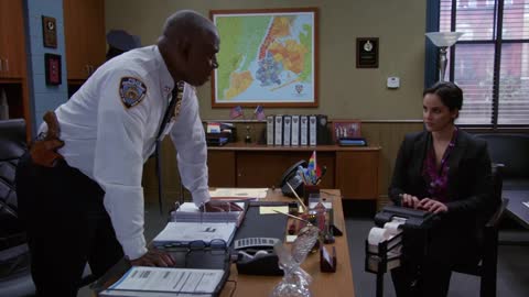 Holt and Amy Vibing Together Brooklyn Nine-Nine