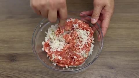 Juicy meat cutlets in the oven. Very simple and delicious