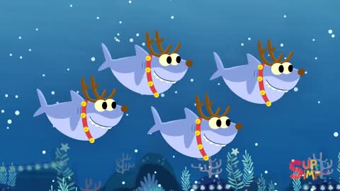 Santa Shark | Baby Shark Christmas Song featuring Finny The Shark