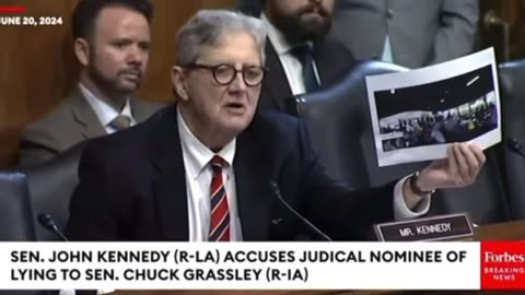 Senator Kennedy confronts Biden Judicial Nominee for her lying