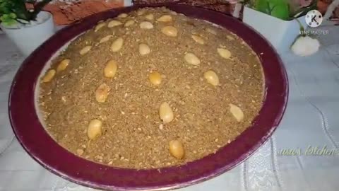 A Moroccan traditional sweet dish healthy way