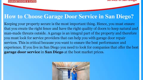 3 Ways to Choose Garage Door Service in San Diego