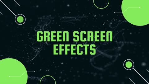 GREEN SCREEN EFFECT - Color Spot Lights