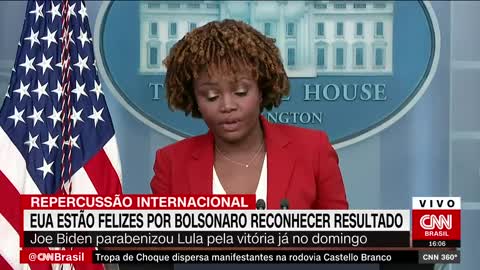 Estados Unidos estão felizes por Bolsonaro reconhecer resultado | CNN 360°