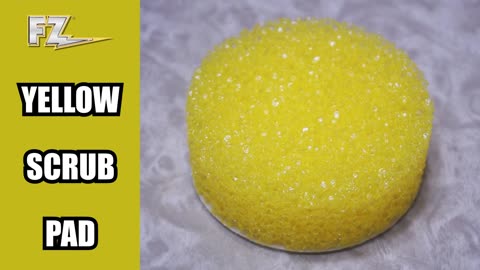 FLITZ Yellow Scrub Pad