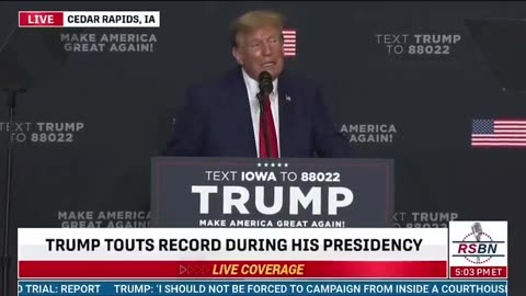 Trump reads criminal evidence against Joe Biden on national TV