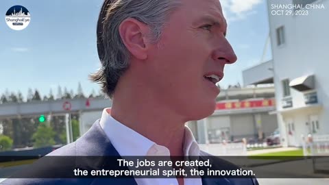 Newsom ‘happy’ for success of Tesla Shanghai factory but insists that California wants to compete