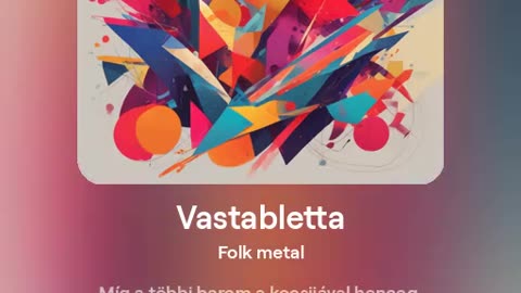 Vastabletta - AI-generált folkmetál vicces szöveggel