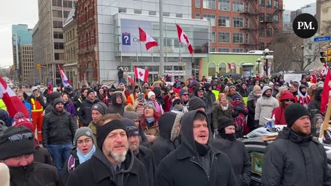 Sunday morning church service at Parliament Hill kicks off with O Canada