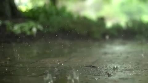 RAIN DROPS SOUND BEFORE NIGHT SLEEP