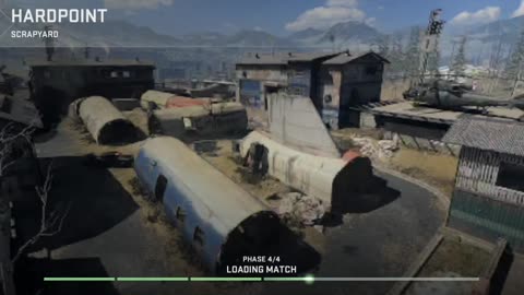 Warzone Mobile.. Scrap yard.. Hard point Multiplayer Gameplay..