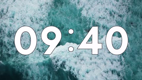 15 Minute Timer ⏱ - ???? Ocean Waves - Countdown