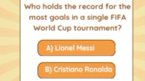 Who holds the record for the most goals in a single FIFA World Cup tournament?