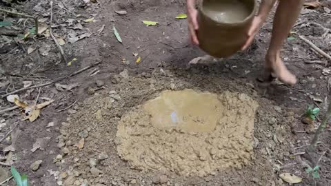 Primitive Technology: Purifying Clay By Sedimentation and Making Pots