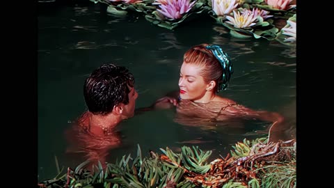 Esther Williams On an Island with You 1948 scene remastered 4k