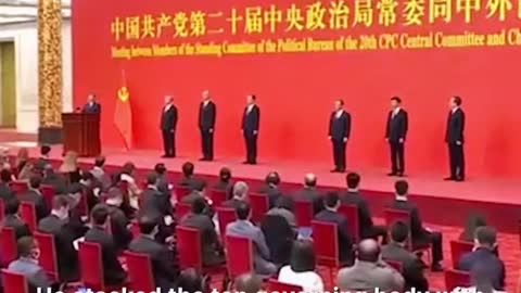 China unveiled its new leadership on Sunday.