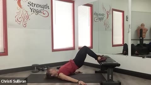 Single Leg Foot Elevated Glute Bridge