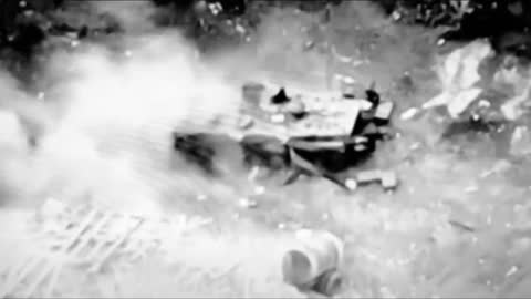 THE DESTRUCTION OF THE BMP-1 AND SEVERAL ORCS