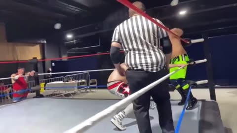 American Pro Wrestling:Yela Man vs Jeff Paul