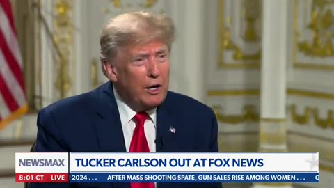 Trump Reacts to Tucker Carlson's Ouster From Fox