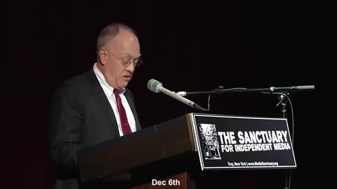 CHRIS HEDGES FULL SPEECH ON GAZA GENOCIDE GIVEN DEC 06 (THIS SPEECH WORTH BOOKMARKING) !!!