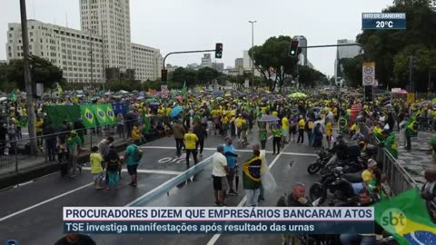 Procuradores dizem que empresários financiaram atos antidemocráticos | SBT Brasil (08/11/22)