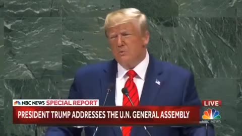 Trump UN General Assembly 2018? "The future does not belong to Globalists, it belongs to Patriots"