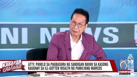 Pagbasura ng Sandigan Bayan sa kasong kaugnay sa ill-gotten wealth ng pamilyang Marcos