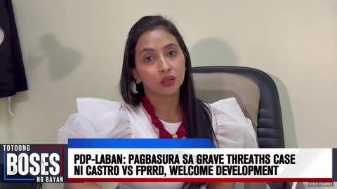 Welcome development para sa partido PDP-Laban ang pagbasura ng Quezon City Prosecutor’s Office