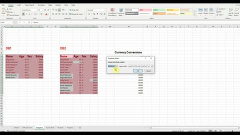 Built in Excel Features