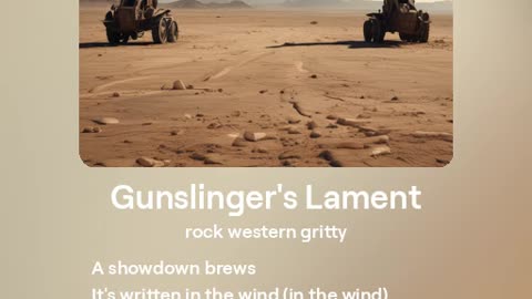 Gunslinger's Lament