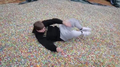 I Put 100 Million Orbeez In My Friend's Backyard