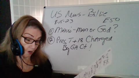 81523 Maui - Man or God! Pres T + 18 Charged 41 Felonies-Fulton Co-GA! Bug Out! US Billie E50