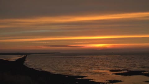 sunrise on the sea