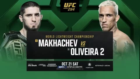 Islam Makhachev vs Alexander Volkanovski | FREE FIGHT | UFC 294.