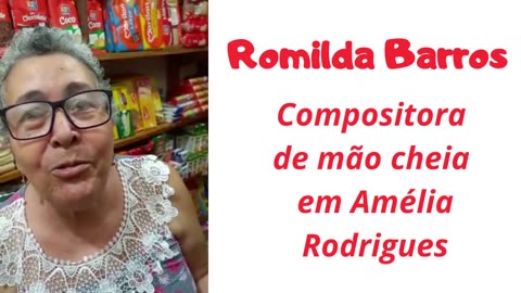 Romilda Barros, compositora de mão cheia em Amélia Rodrigues